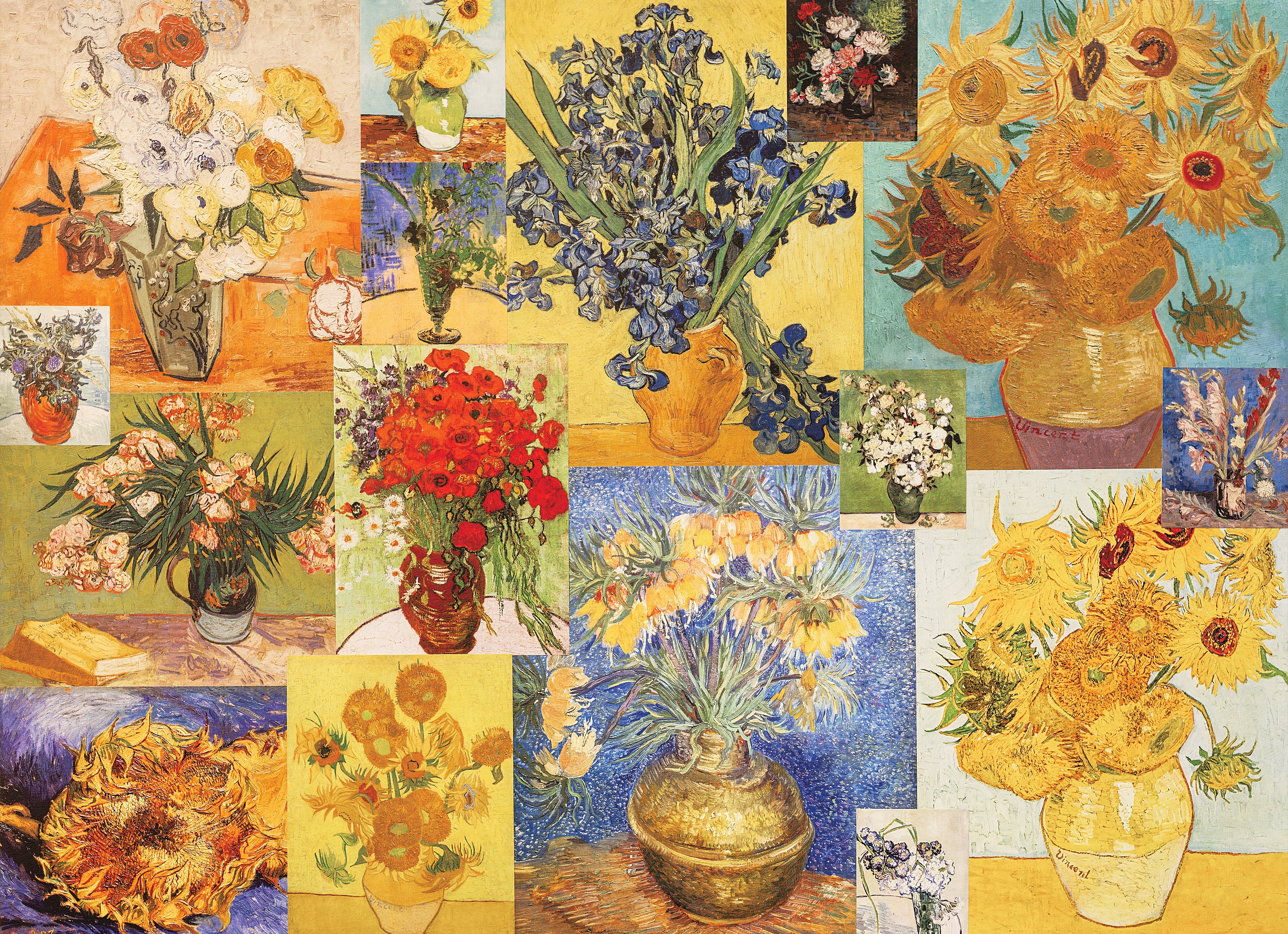 Van Gogh: A Symphony of Blooms | Glare-Free 1000-Piece Puzzle