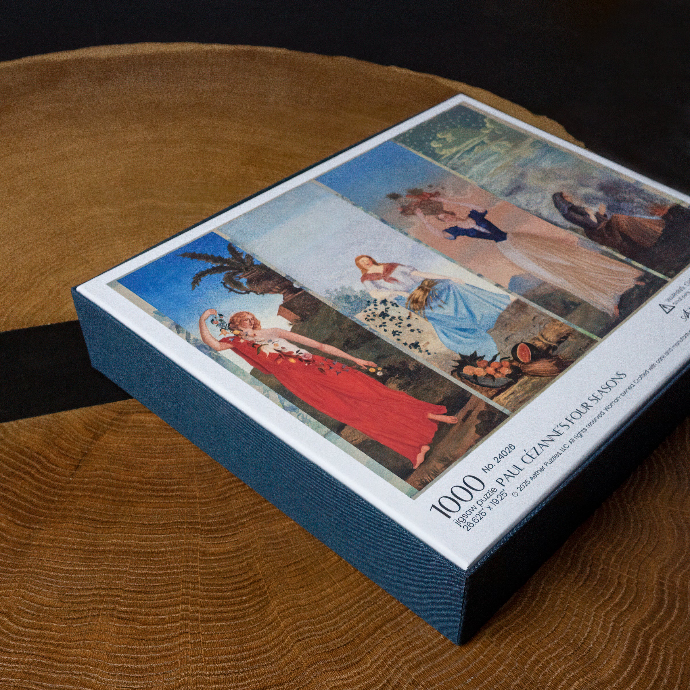 Paul Cézanne's Four Seasons| Glare-Free 1000-Piece Art Puzzle