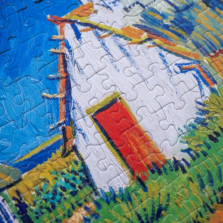 Three White Cottages in Saintes-Maries - Vincent van Gogh