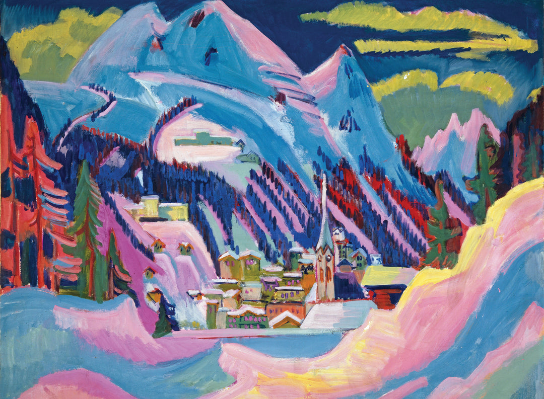 Davos in Winter - Ernst Ludwig Kirchner