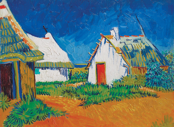 Three White Cottages in Saintes-Maries - Vincent van Gogh